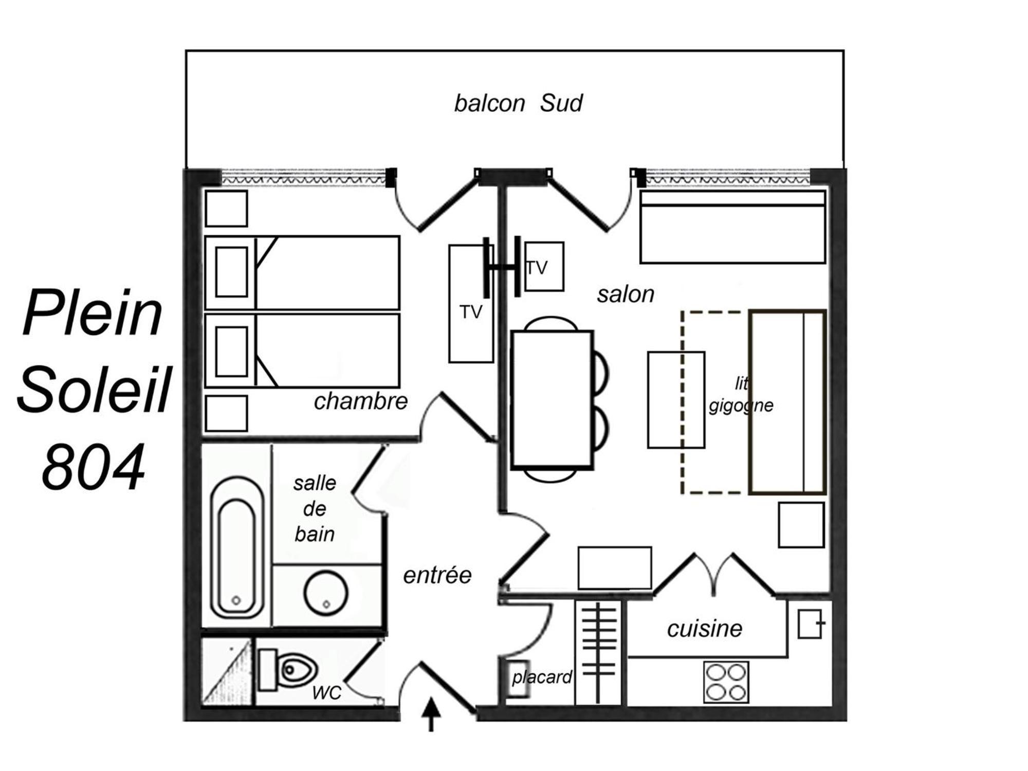 Appartement Ensoleille Avec Tv, Proche Pistes Et Commerces, Residence Plein Soleil, Les Allues - Fr-1-182-18 Meribel Exterior photo